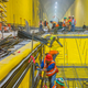 Image for article titled A Colossal Yellow Cave Taking Shape Beneath Manhattan